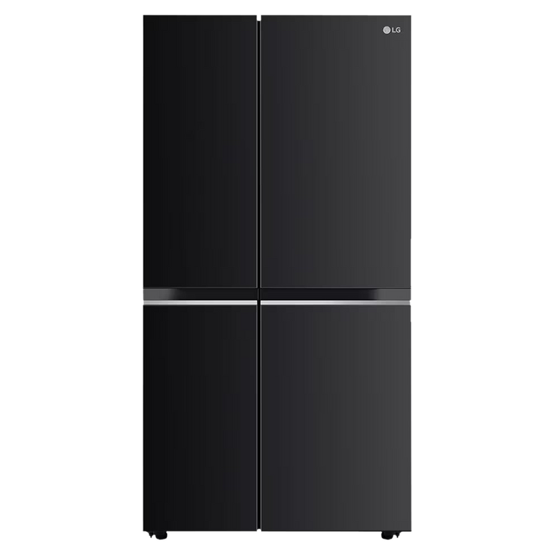 LG 650 Litres 3 Star Frost Free Side by Side Refrigerator with Door Cooling Plus Technology (GLB257EES3, Ebony Sheen)