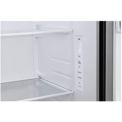 LG 650 Litres 3 Star Frost Free Side by Side Refrigerator with Door Cooling Plus Technology (GLB257EES3, Ebony Sheen)