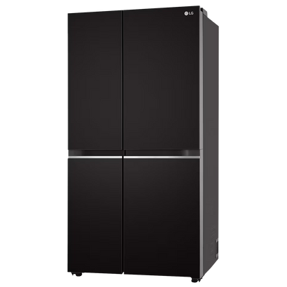 LG 650 Litres 3 Star Frost Free Side by Side Refrigerator with Door Cooling Plus Technology (GLB257EES3, Ebony Sheen)