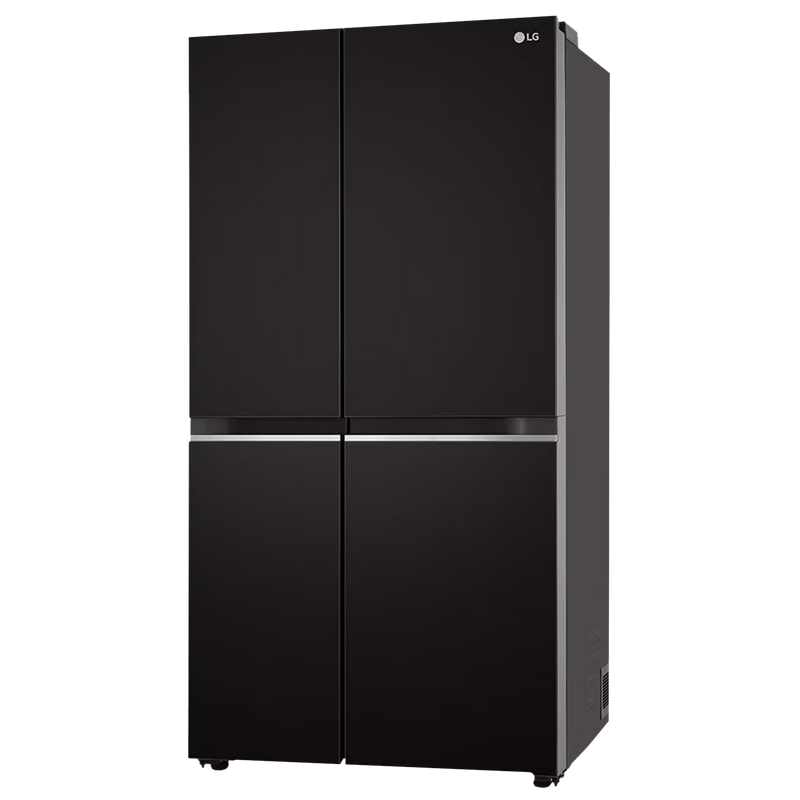 LG 650 Litres 3 Star Frost Free Side by Side Refrigerator with Door Cooling Plus Technology (GLB257EES3, Ebony Sheen)