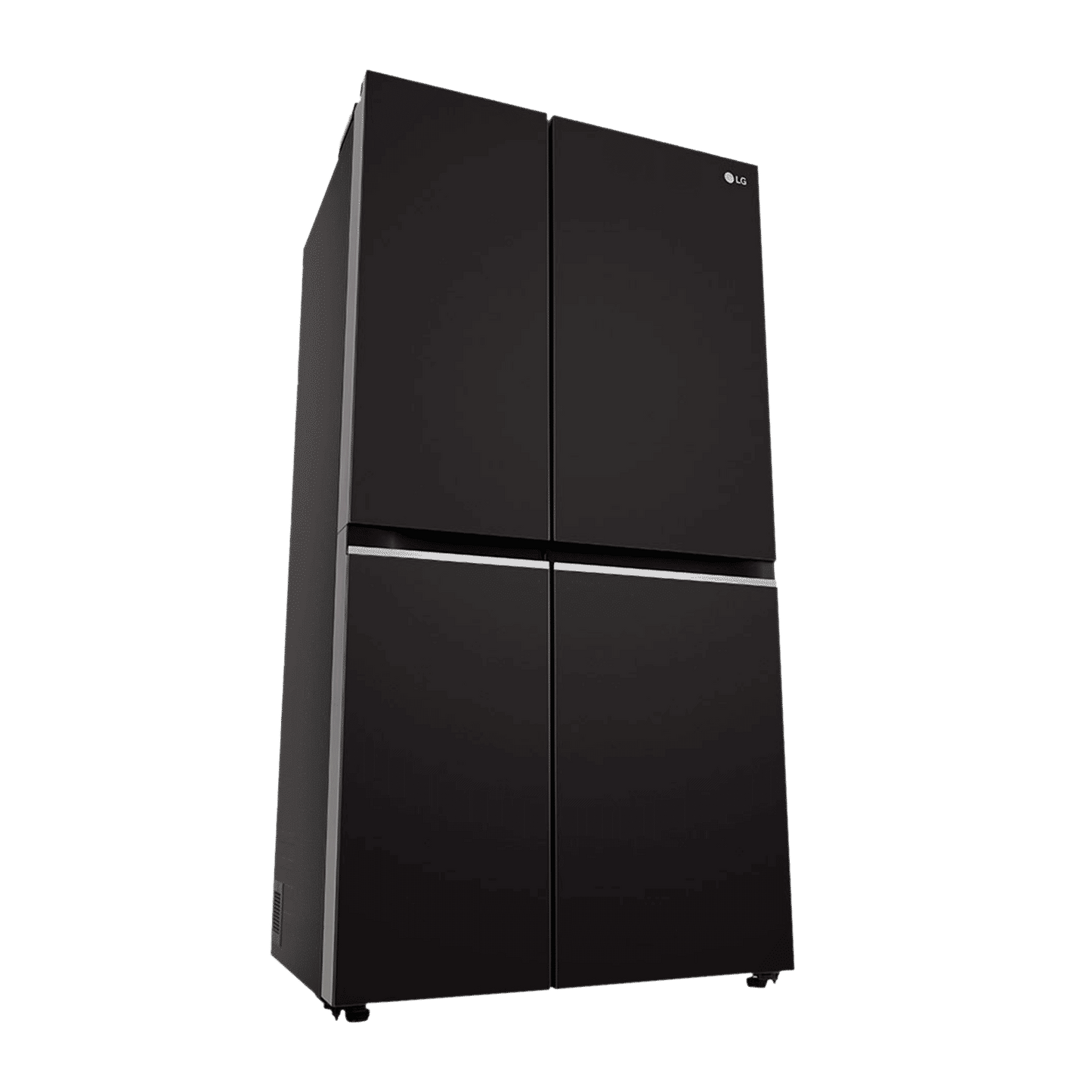 LG 650 Litres 3 Star Frost Free Side by Side Refrigerator with Door Cooling Plus Technology (GLB257EES3, Ebony Sheen)