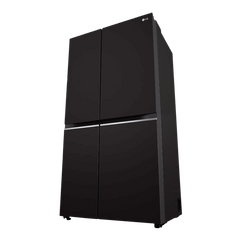 LG 650 Litres 3 Star Frost Free Side by Side Refrigerator with Door Cooling Plus Technology (GLB257EES3, Ebony Sheen)
