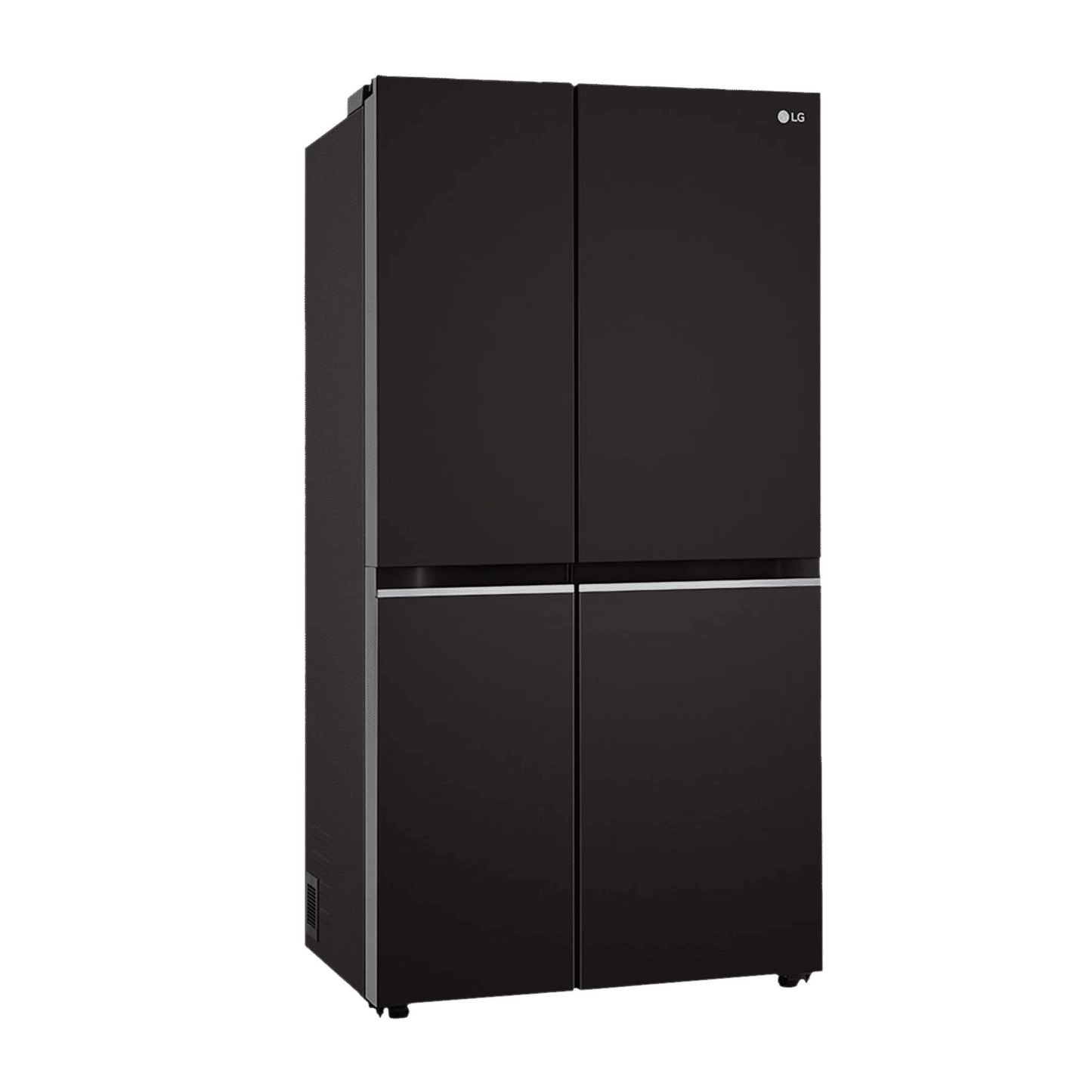 LG 650 Litres 3 Star Frost Free Side by Side Refrigerator with Door Cooling Plus Technology (GLB257EES3, Ebony Sheen)