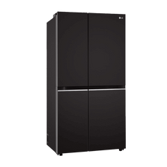 LG 650 Litres 3 Star Frost Free Side by Side Refrigerator with Door Cooling Plus Technology (GLB257EES3, Ebony Sheen)