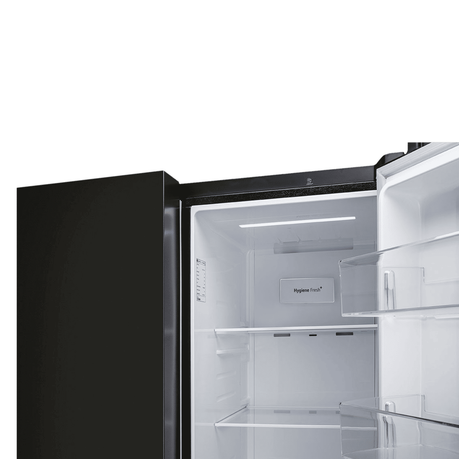 LG 650 Litres 3 Star Frost Free Side by Side Refrigerator with Door Cooling Plus Technology (GLB257EES3, Ebony Sheen)