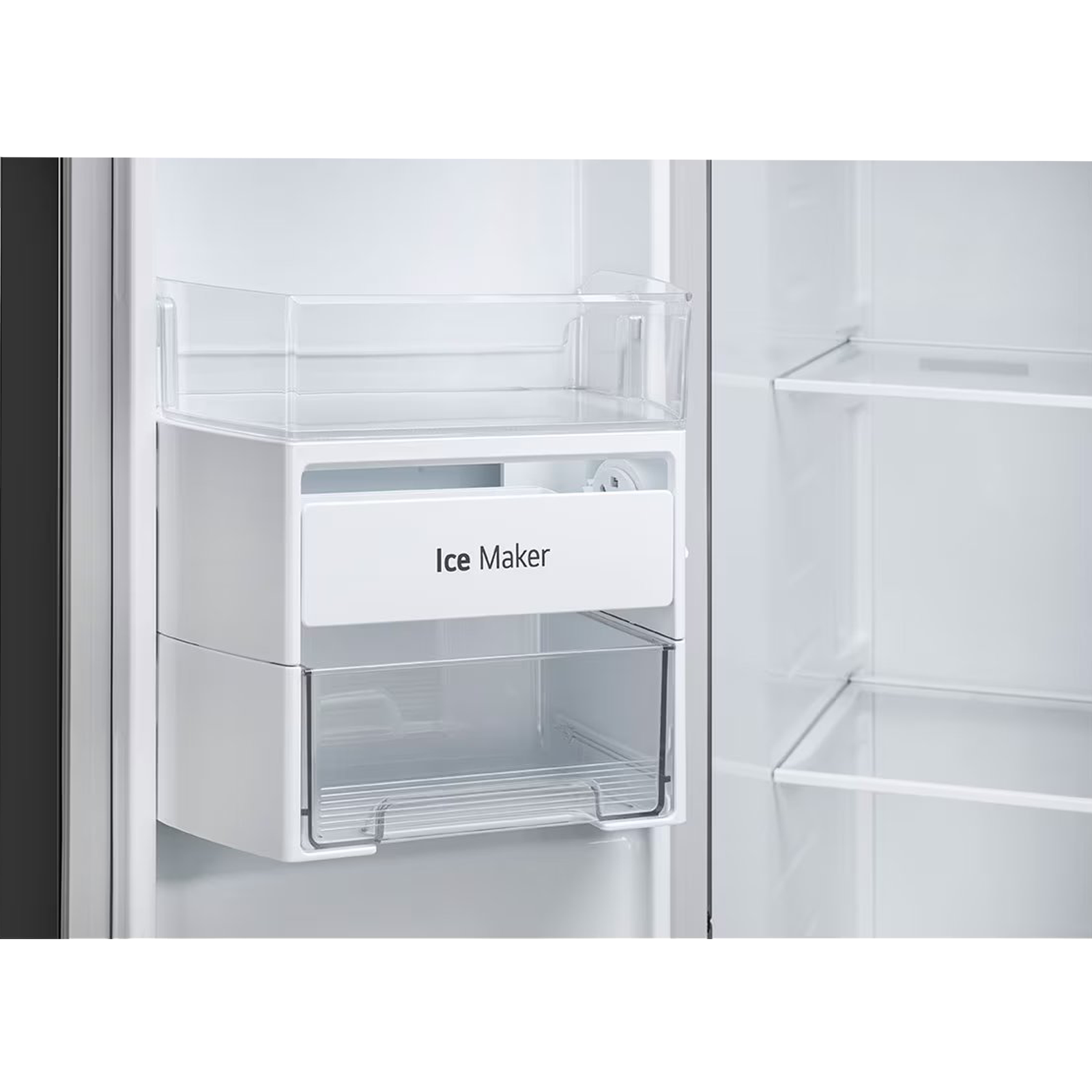 LG 650 Litres 3 Star Frost Free Side by Side Refrigerator with Door Cooling Plus Technology (GLB257EES3, Ebony Sheen)