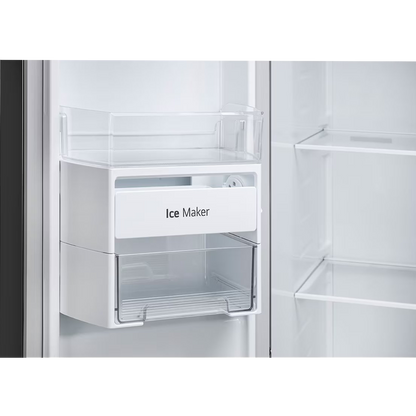 LG 650 Litres 3 Star Frost Free Side by Side Refrigerator with Door Cooling Plus Technology (GLB257EES3, Ebony Sheen)