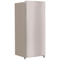 Haier 215 Litres 3 Star Direct Cool Single Door Refrigerator with Stabilizer Free Operation (HED223TSP, Inox Steel)
