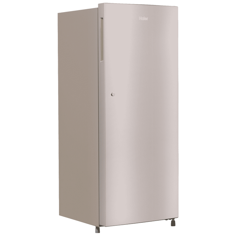 Haier 215 Litres 3 Star Direct Cool Single Door Refrigerator with Stabilizer Free Operation (HED223TSP, Inox Steel)