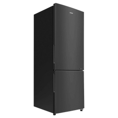 Haier 237 Litres 3 Star Frost Free Double Door Bottom Mount Convertible Refrigerator with Twin Inverter Technology (HEB243GBP, Black)