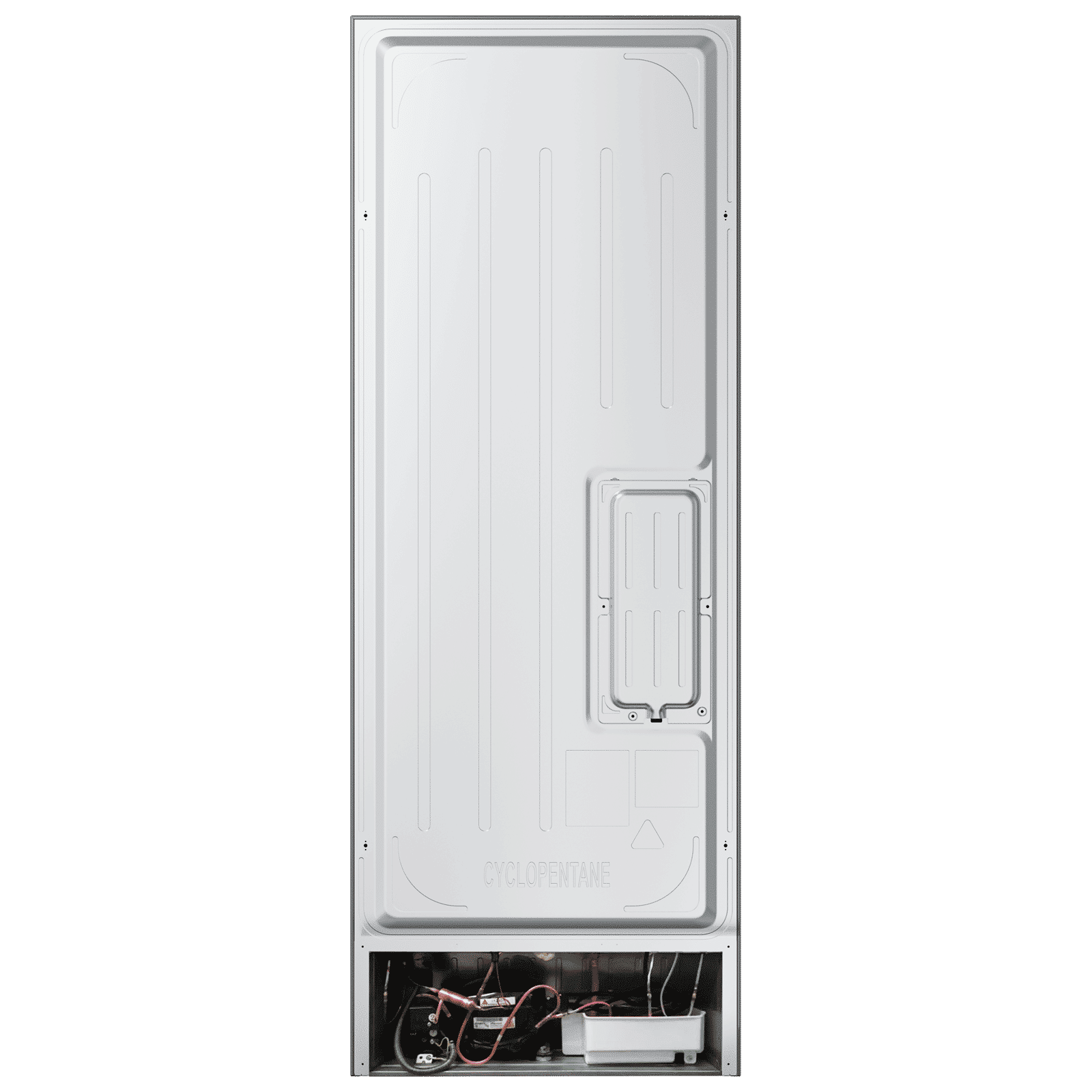 Haier 328 Litres 3 Star Frost Free Double Door Refrigerator with Fan Motor Technology (HEF333TSP, Inox Steel)