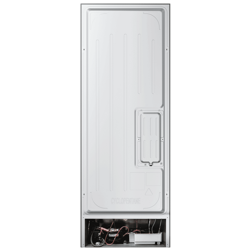 Haier 328 Litres 3 Star Frost Free Double Door Refrigerator with Fan Motor Technology (HEF333TSP, Inox Steel)