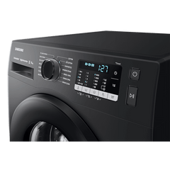 SAMSUNG 8 kg 5 Star Inverter Fully Automatic Front Load Washing Machine (WW80TA046AB1TL, Hygiene Steam, Diamond Drum, Black)