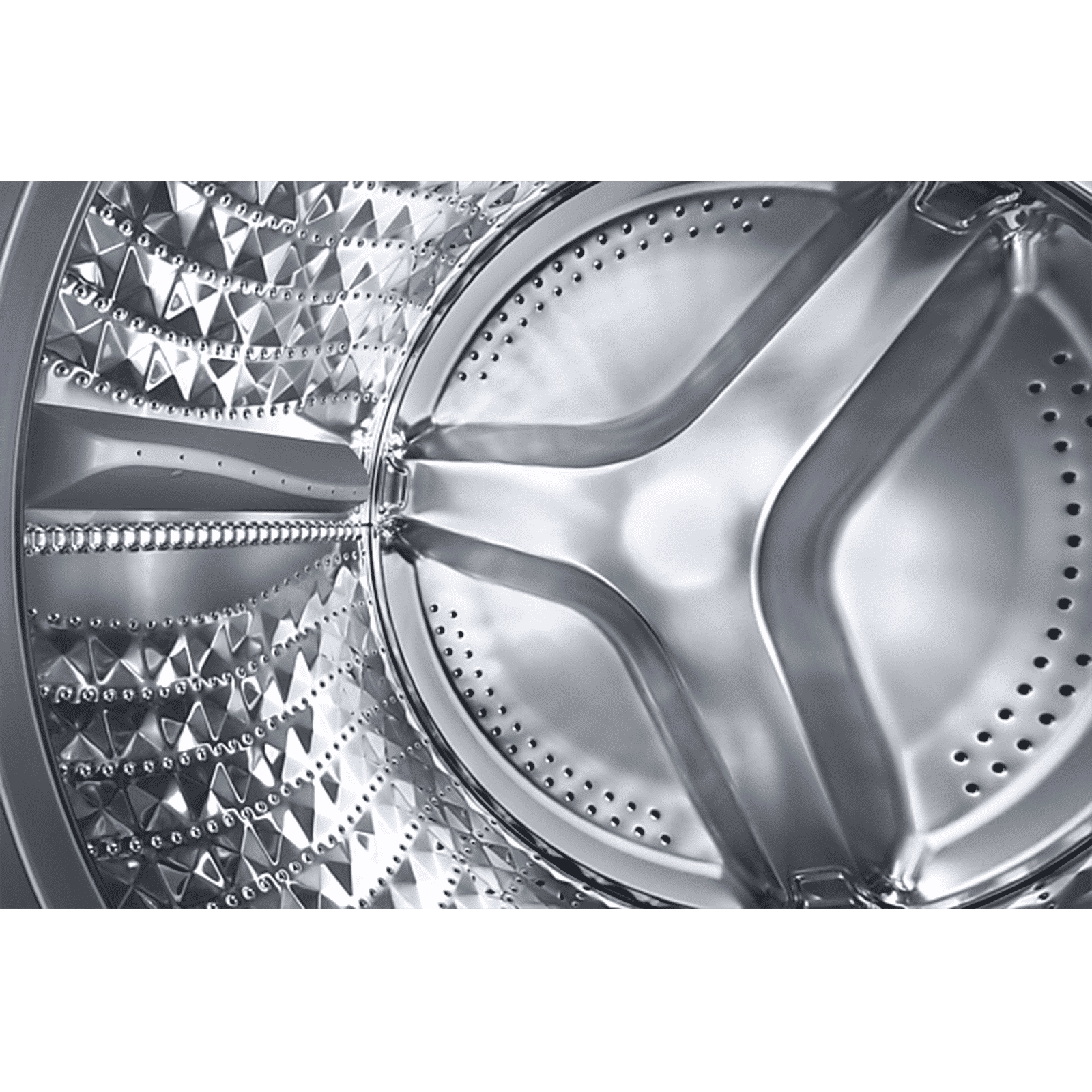 SAMSUNG 8 kg 5 Star Inverter Fully Automatic Front Load Washing Machine (WW80TA046AB1TL, Hygiene Steam, Diamond Drum, Black)