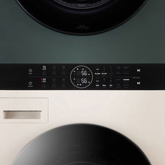 LG WashTower 13 kg/10 kg Fully Automatic Front Load Washer Dryer Combo (AI Direct Drive, FWT1310BG.ABGQEIL, Green and Beige)