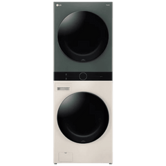 LG WashTower 13 kg/10 kg Fully Automatic Front Load Washer Dryer Combo (AI Direct Drive, FWT1310BG.ABGQEIL, Green and Beige)