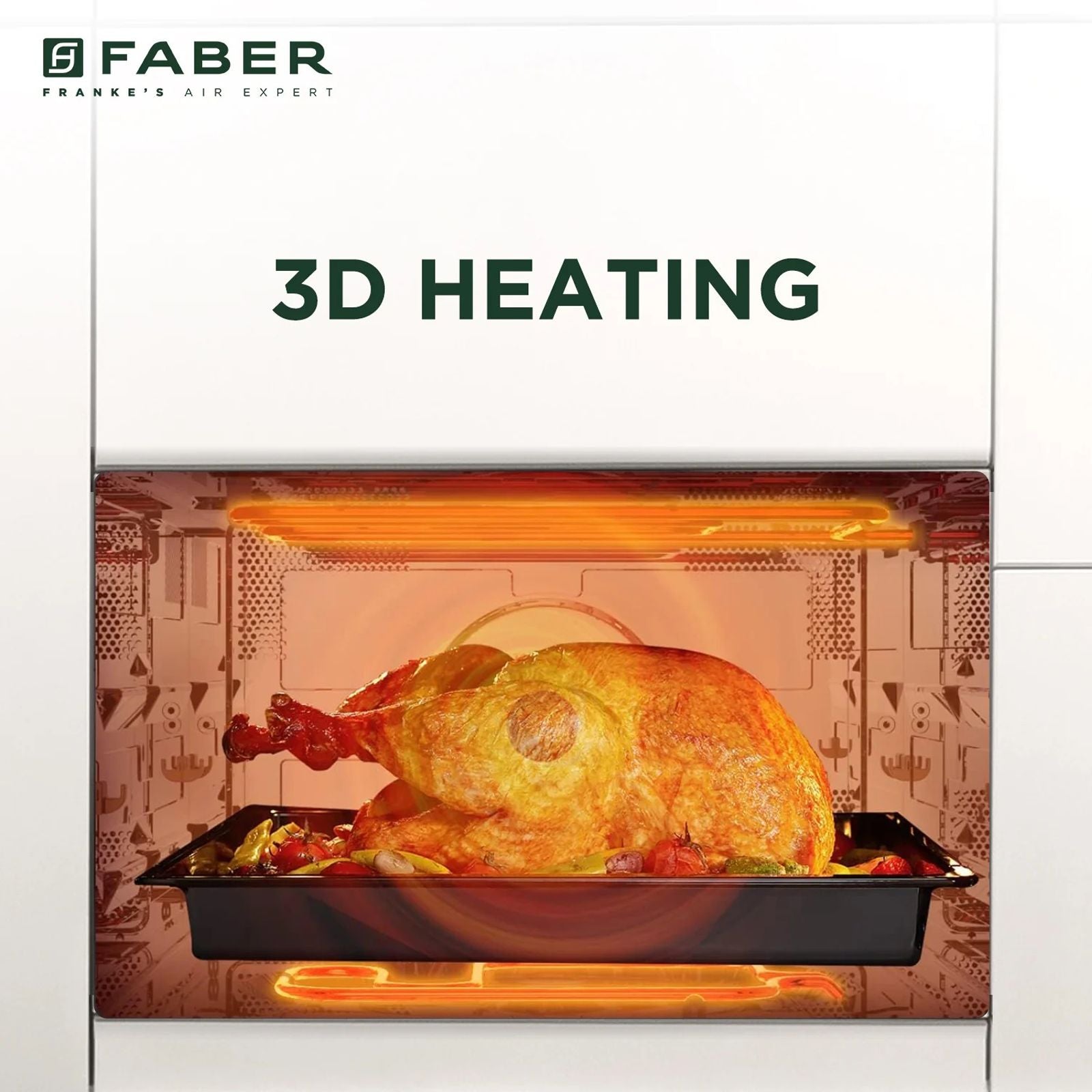 FABER FBIMWO 44L 60cm Built-in Microwave with 13 Autocook Menu (131.0617.250, Black)