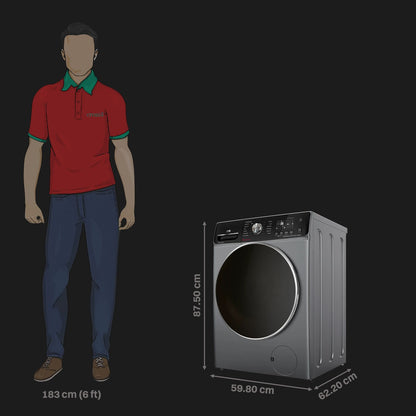 IFB 8 kg 5 Star Inverter Fully Automatic Front Load Washing Machine (Senator Plus MSC 8014, Eco Inverter Motor, Metallic Silver)