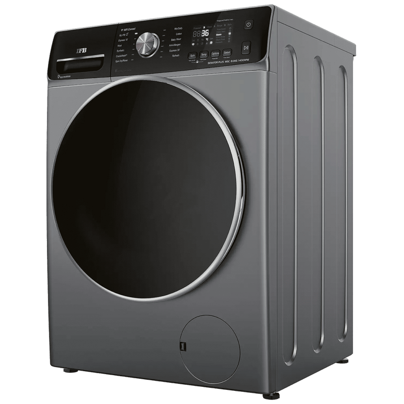 IFB 8 kg 5 Star Inverter Fully Automatic Front Load Washing Machine (Senator Plus MSC 8014, Eco Inverter Motor, Metallic Silver)