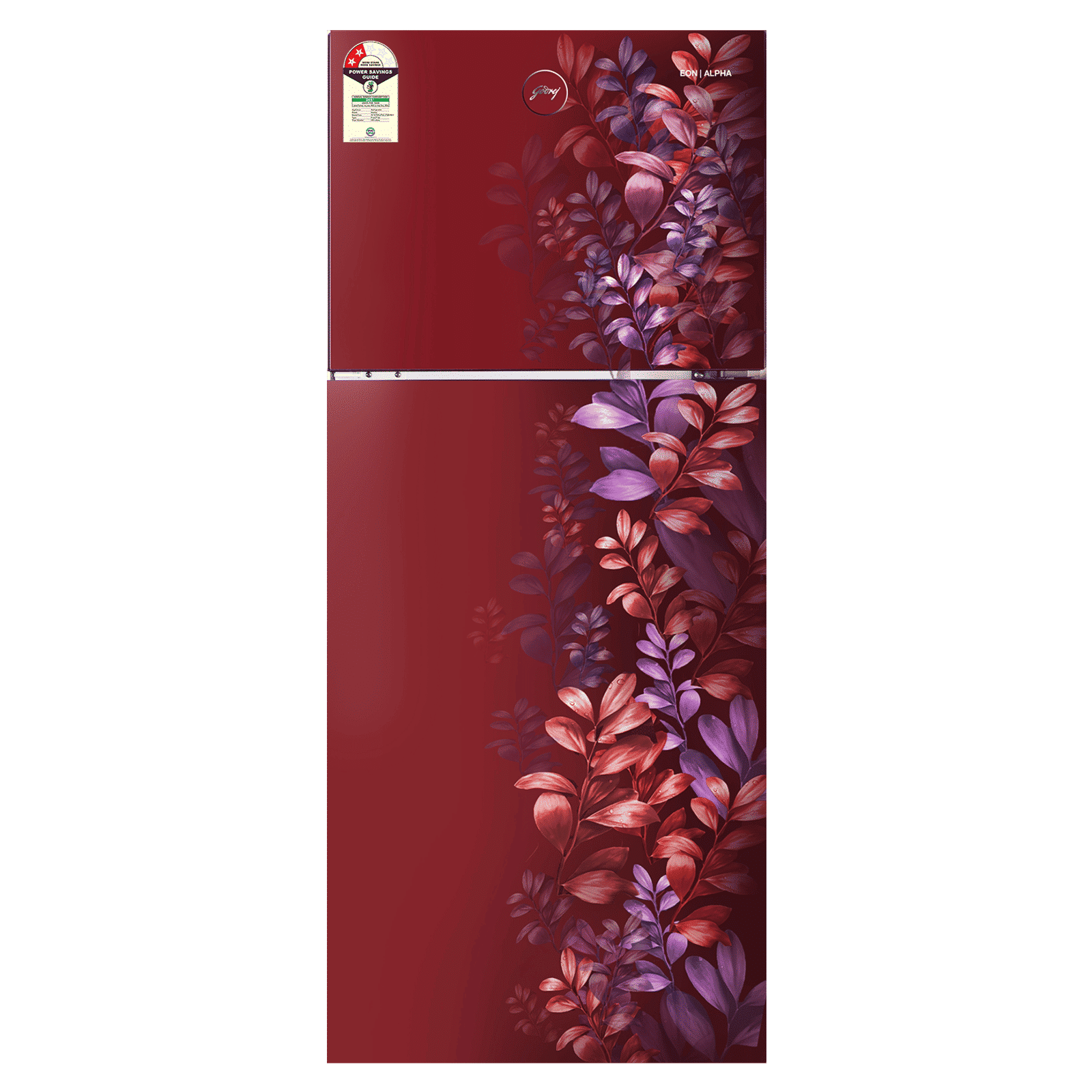 Godrej Eon Alpha 233 Litres 2 Star Frost Free Double Door Refrigerator with Cool Balance Technology (RT EONALPHA 270B RI, Aria Wine)