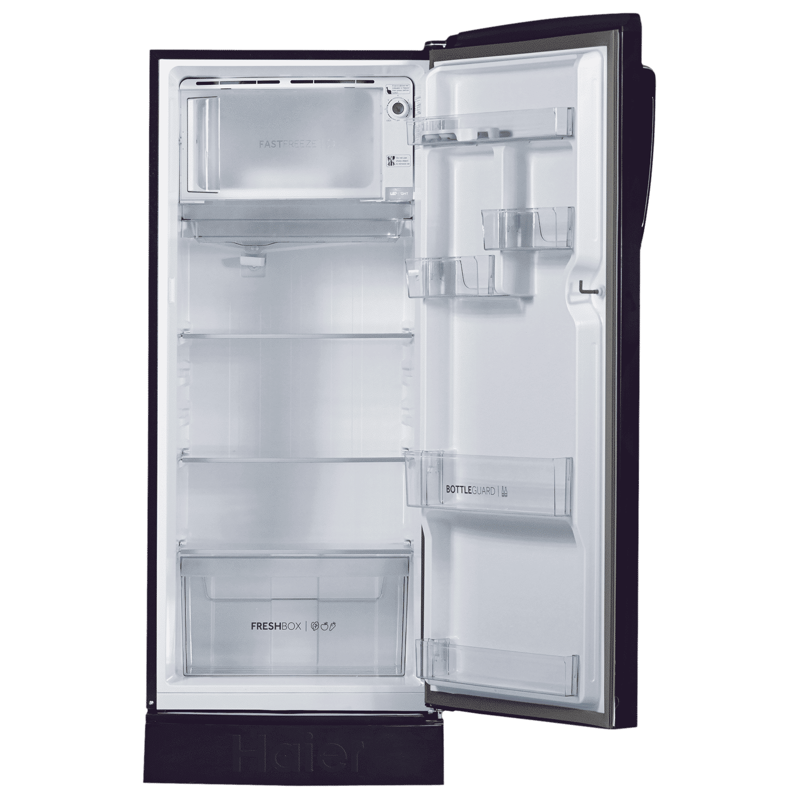 Haier 205 Litres 3 Star Direct Cool Single Door Refrigerator with Stabilizer Free Operation (HRD-2263PMR-N, Marine Rose)