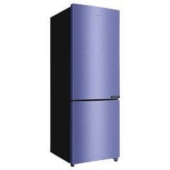 Haier 237 Litres 2 Star Frost Free Double Door Bottom Mount Convertible Refrigerator with Turbo Icing (HRB-2872BSI-P, Storm Inox)