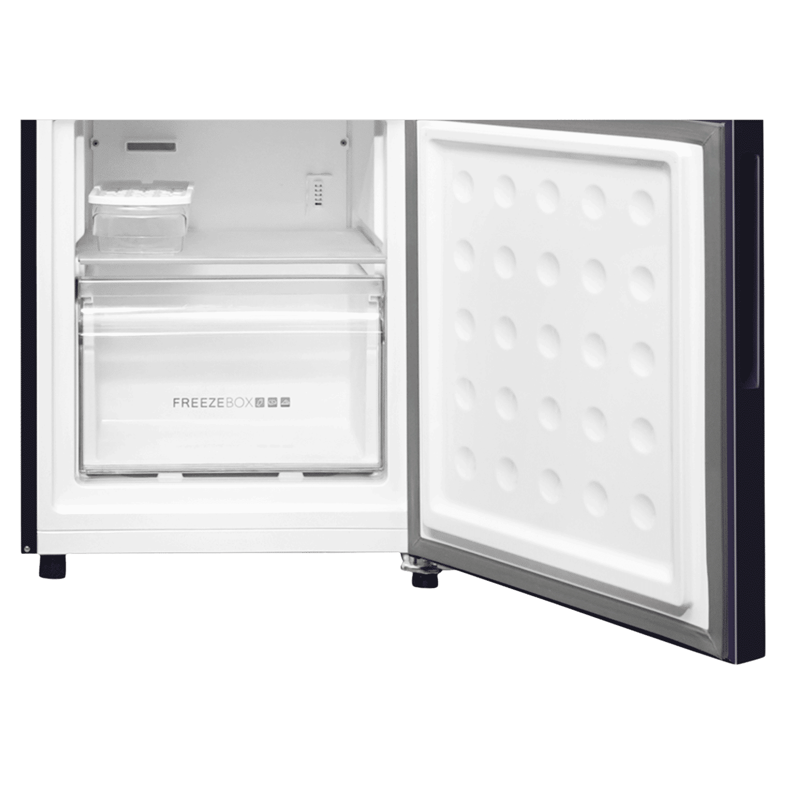 Haier 237 Litres 2 Star Frost Free Double Door Bottom Mount Convertible Refrigerator with Turbo Icing (HRB-2872BSI-P, Storm Inox)