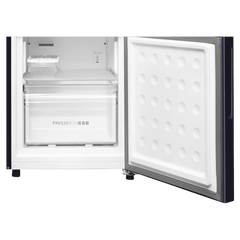 Haier 237 Litres 2 Star Frost Free Double Door Bottom Mount Convertible Refrigerator with Turbo Icing (HRB-2872BSI-P, Storm Inox)