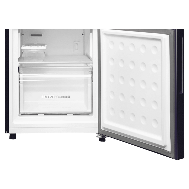 Haier 237 Litres 2 Star Frost Free Double Door Bottom Mount Convertible Refrigerator with Turbo Icing (HRB-2872BSI-P, Storm Inox)