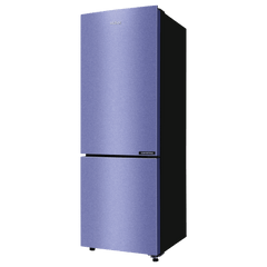 Haier 237 Litres 2 Star Frost Free Double Door Bottom Mount Convertible Refrigerator with Turbo Icing (HRB-2872BSI-P, Storm Inox)