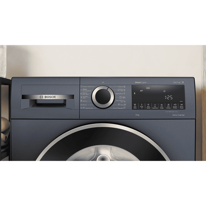 BOSCH 9 kg 5 Star Fully Automatic Front Load Washing Machine (Series 6, WGA1420PIN, Anti Wrinkle Feature, Dark Lake)