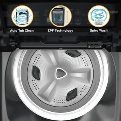 Whirlpool 7.5 kg 5 Star Fully Automatic Top Load Washing Machine (StainWash Pro, 31631, In-built Heater, Grey)