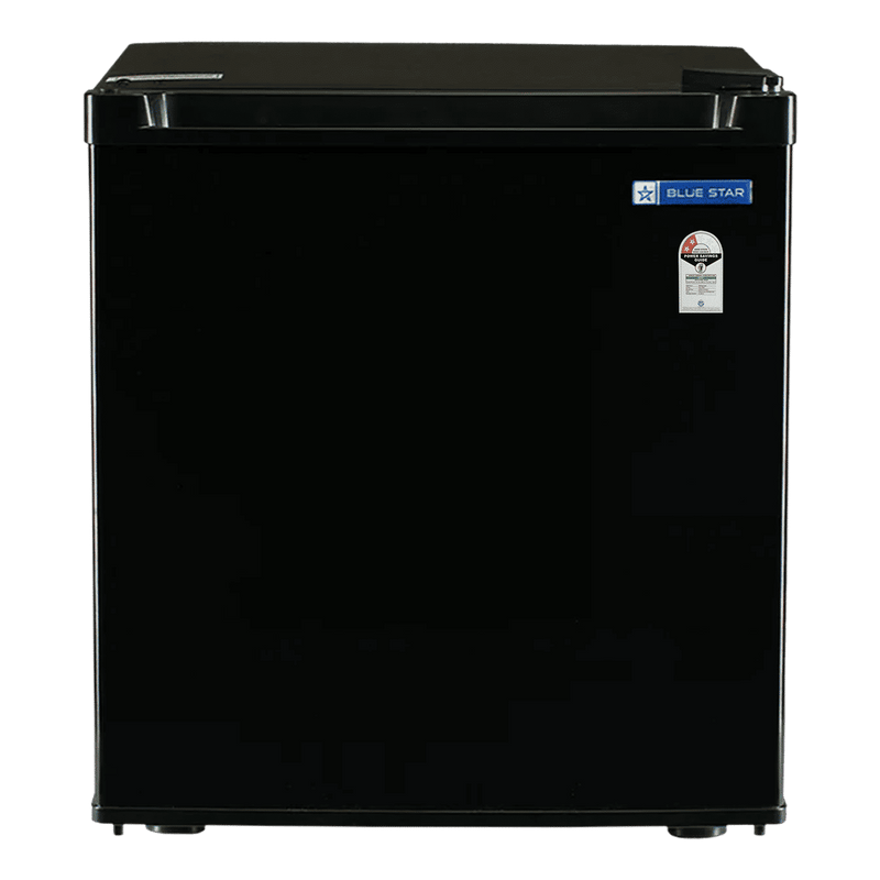 Blue Star Mini Bar 47 Litres 2 Star Direct Cool Single Door Refrigerator with Temperature Control Dial (MR60-GB, Black)