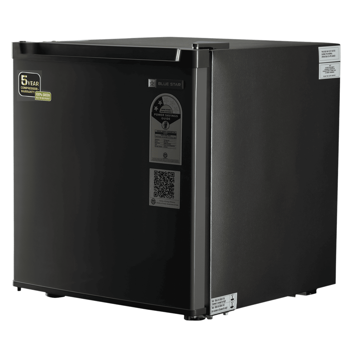 Blue Star Mini Bar 47 Litres 2 Star Direct Cool Single Door Refrigerator with Temperature Control Dial (MR60-GG, Grey)