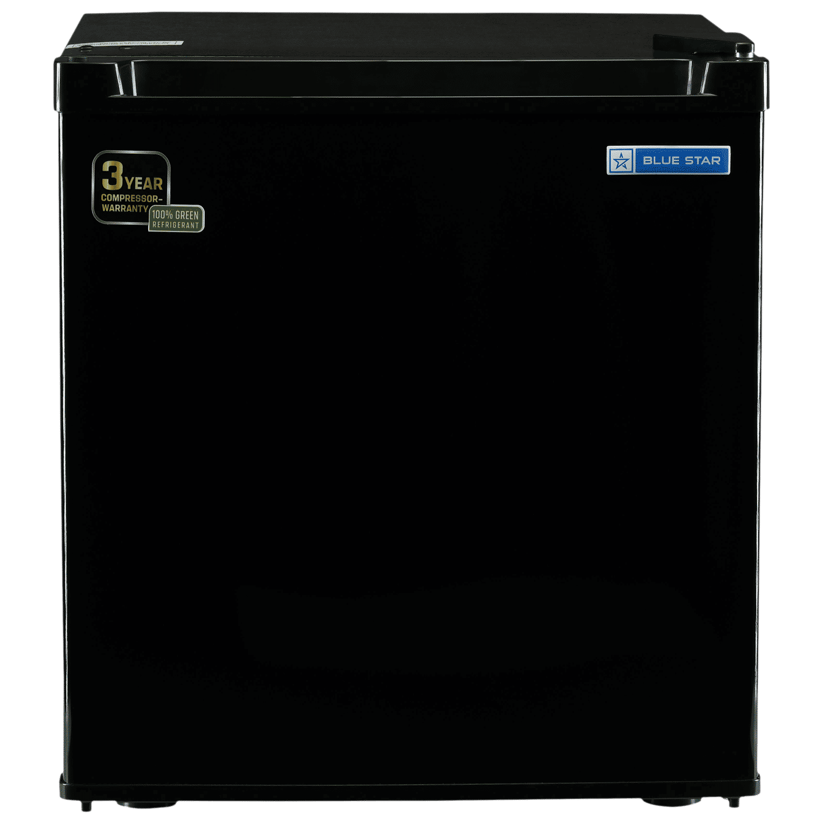 Blue Star Mini Bar 47 Litres 2 Star Direct Cool Single Door Refrigerator with Temperature Control Dial (MR70-GB, Black)