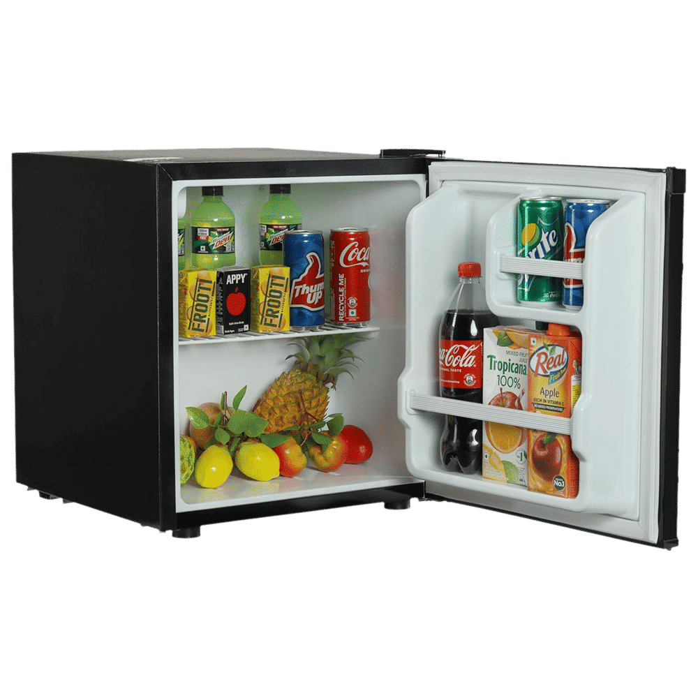 Blue Star Mini Bar 47 Litres 2 Star Direct Cool Single Door Refrigerator with Temperature Control Dial (MR70-GB, Black)