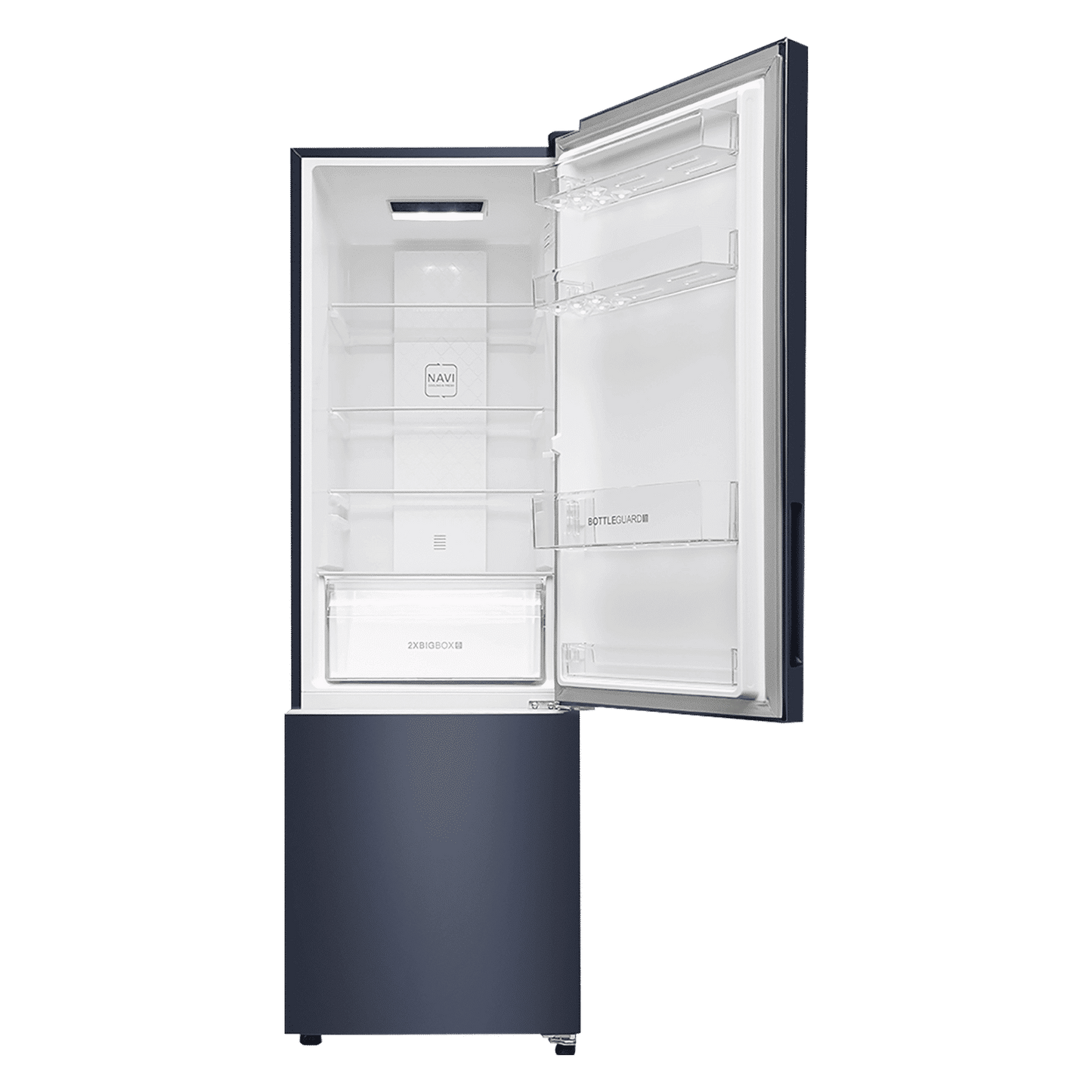 SAMSUNG Stylish Grande 223 Litres3 Star Direct Cool Single Door Refrigerator with Anti Bacterial Gasket (RR24D2Z23CU/NL, Camellia Blue)