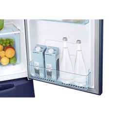 SAMSUNG Stylish Grande 183 Litres 5 Star Direct Cool Single Door Refrigerator with Anti Bacterial Gasket (RR20D2725UZ/NL, Midnight Blossom Blue)