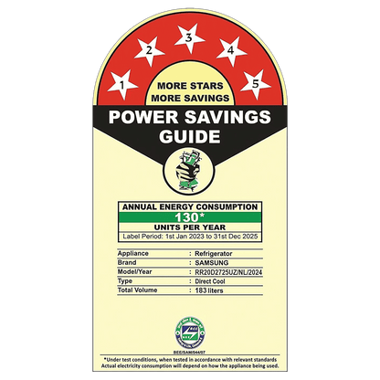 SAMSUNG Stylish Grande 183 Litres 5 Star Direct Cool Single Door Refrigerator with Anti Bacterial Gasket (RR20D2725UZ/NL, Midnight Blossom Blue)