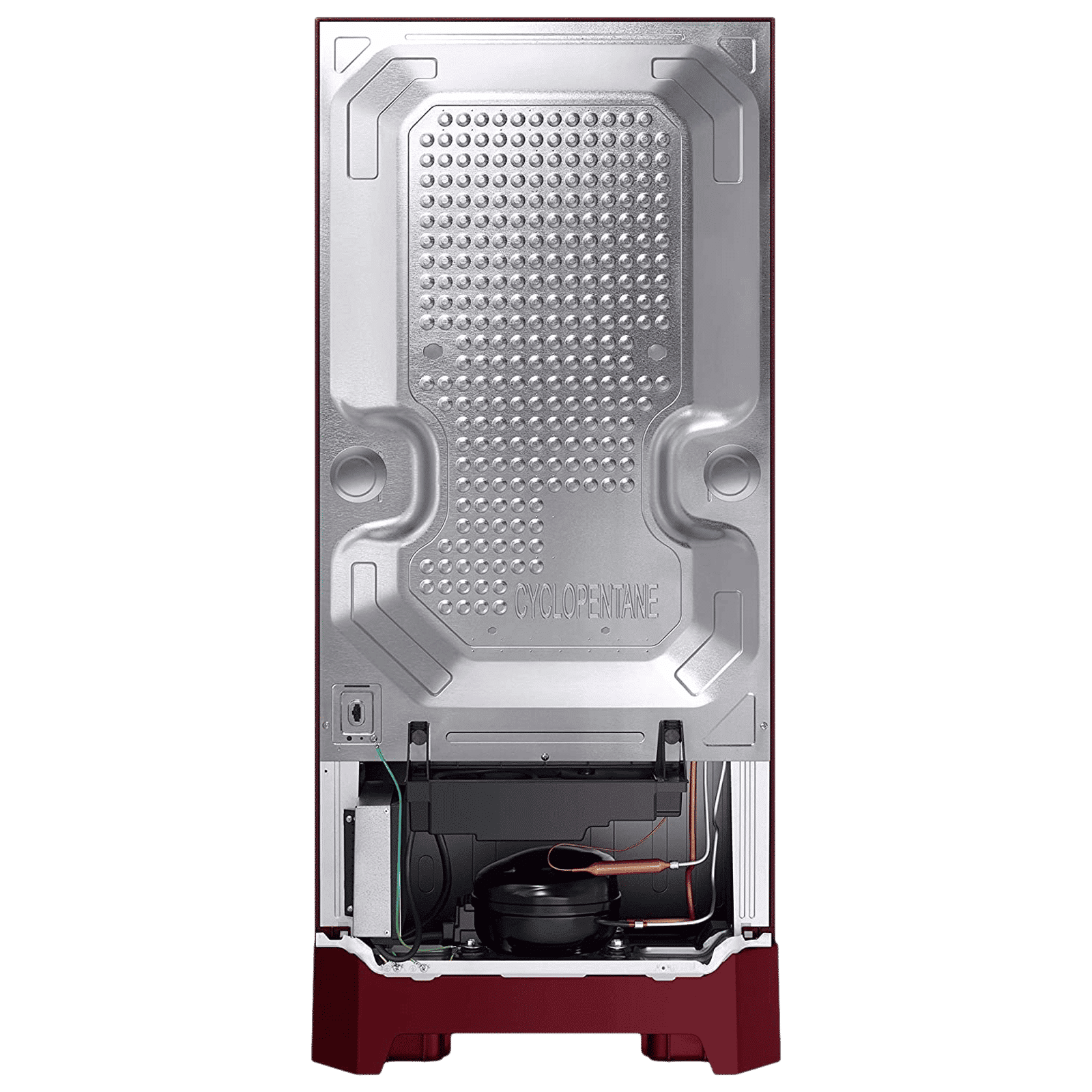 SAMSUNG Stylish Grande 183 Litres 5 Star Direct Cool Single Door Refrigerator with Anti Bacterial Gasket (RR20D2825HN/NL, Himalaya Poppy Red)