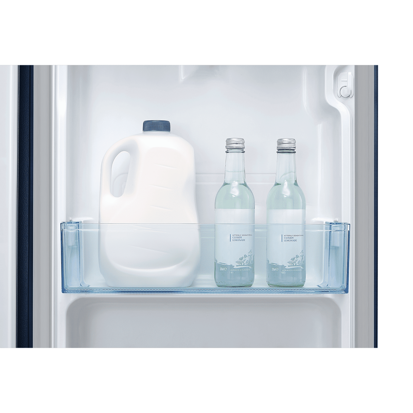 SAMSUNG Stylish Grande 183 Litres 5 Star Direct Cool Single Door Refrigerator with Anti Bacterial Gasket (RR20D2825HV/NL, Blue Arctic)