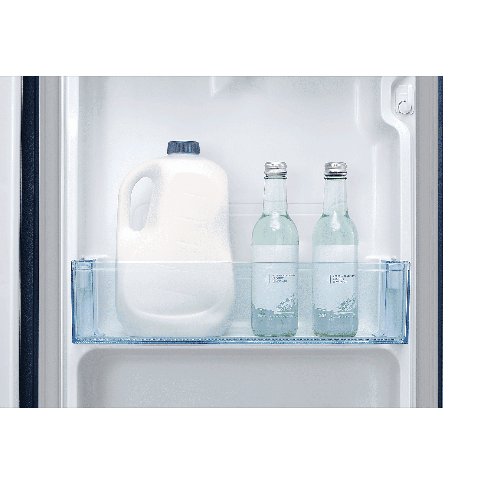 SAMSUNG Stylish Grande 183 Litres 5 Star Direct Cool Single Door Refrigerator with Anti Bacterial Gasket (RR20D2825HV/NL, Blue Arctic)