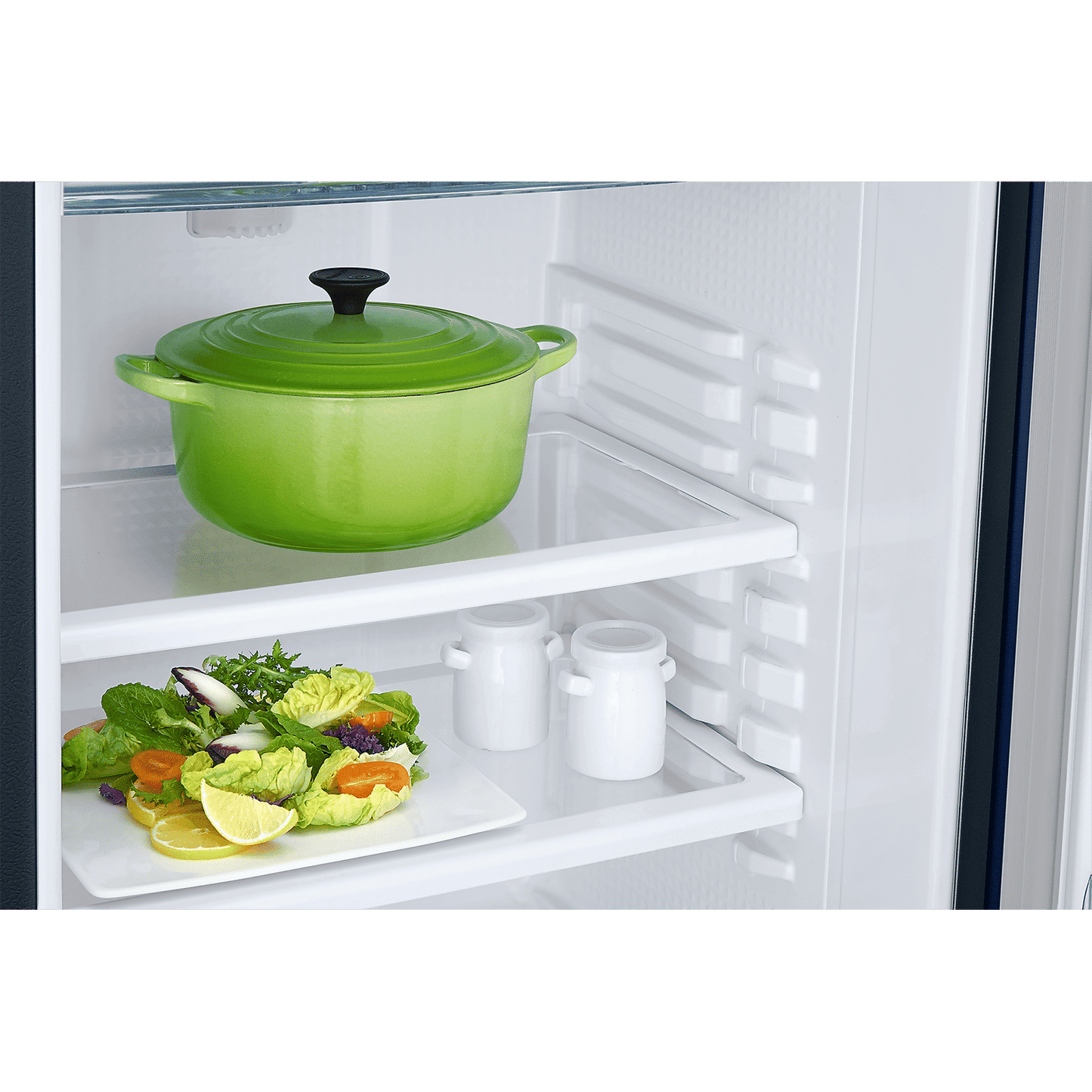 SAMSUNG Stylish Grande 183 Litres 5 Star Direct Cool Single Door Refrigerator with Anti Bacterial Gasket (RR20D2825HV/NL, Blue Arctic)