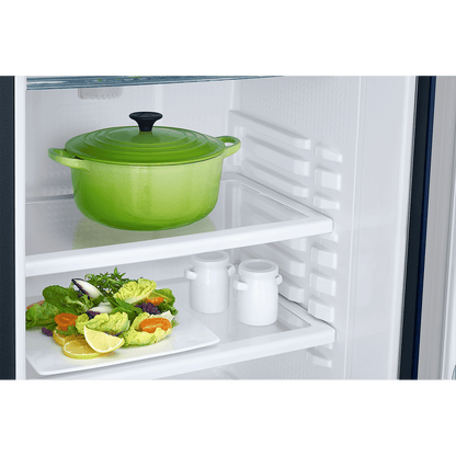 SAMSUNG Stylish Grande 183 Litres 5 Star Direct Cool Single Door Refrigerator with Anti Bacterial Gasket (RR20D2825HV/NL, Blue Arctic)