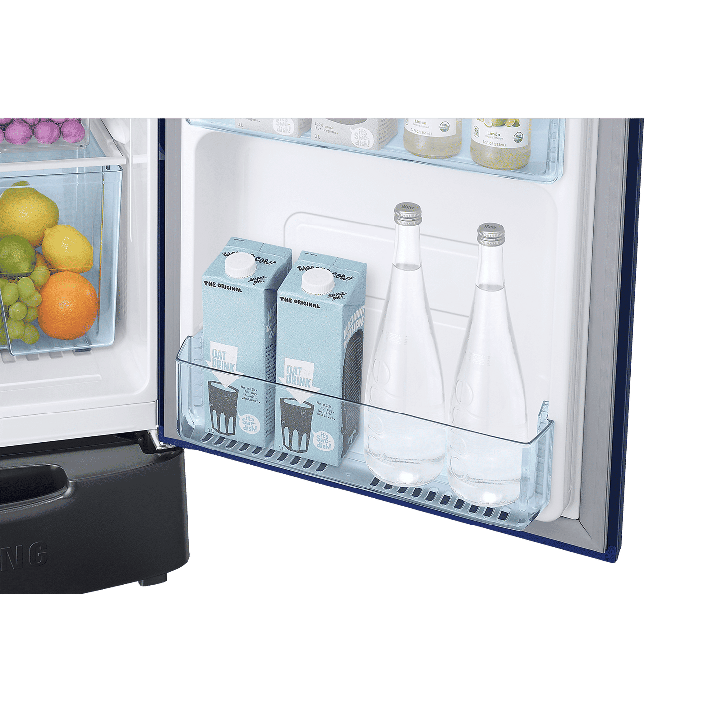 SAMSUNG Stylish Grande 183 Litres 5 Star Direct Cool Single Door Refrigerator with Anti Bacterial Gasket (RR20D2825HV/NL, Blue Arctic)