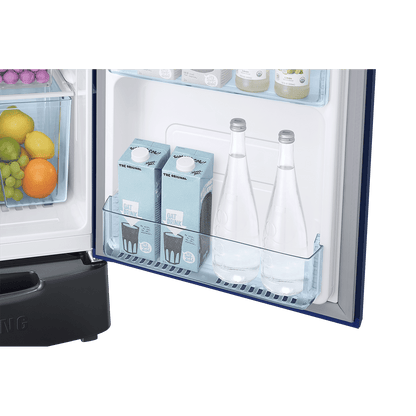 SAMSUNG Stylish Grande 183 Litres 5 Star Direct Cool Single Door Refrigerator with Anti Bacterial Gasket (RR20D2825HV/NL, Blue Arctic)