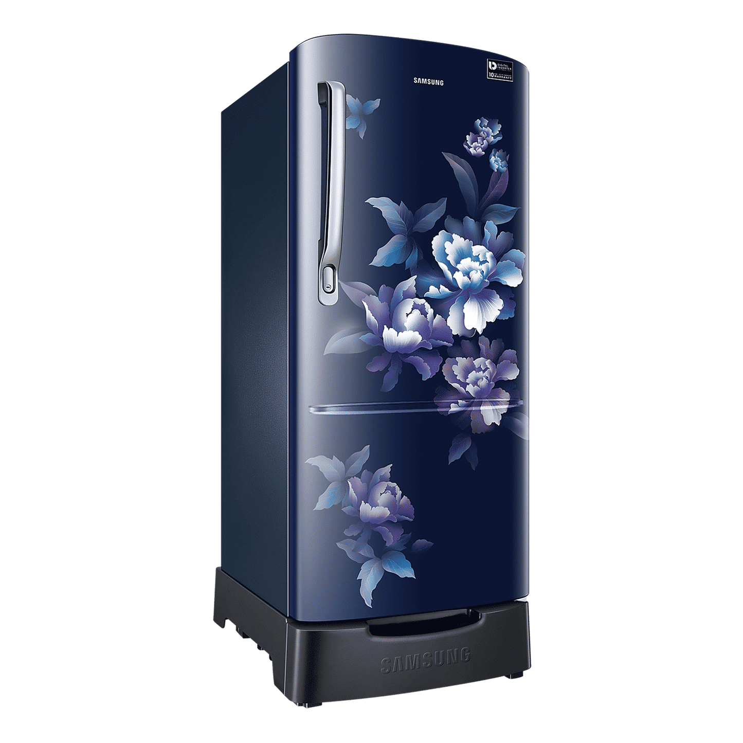 SAMSUNG Stylish Grande 183 Litres 5 Star Direct Cool Single Door Refrigerator with Anti Bacterial Gasket (RR20D2825HV/NL, Blue Arctic)