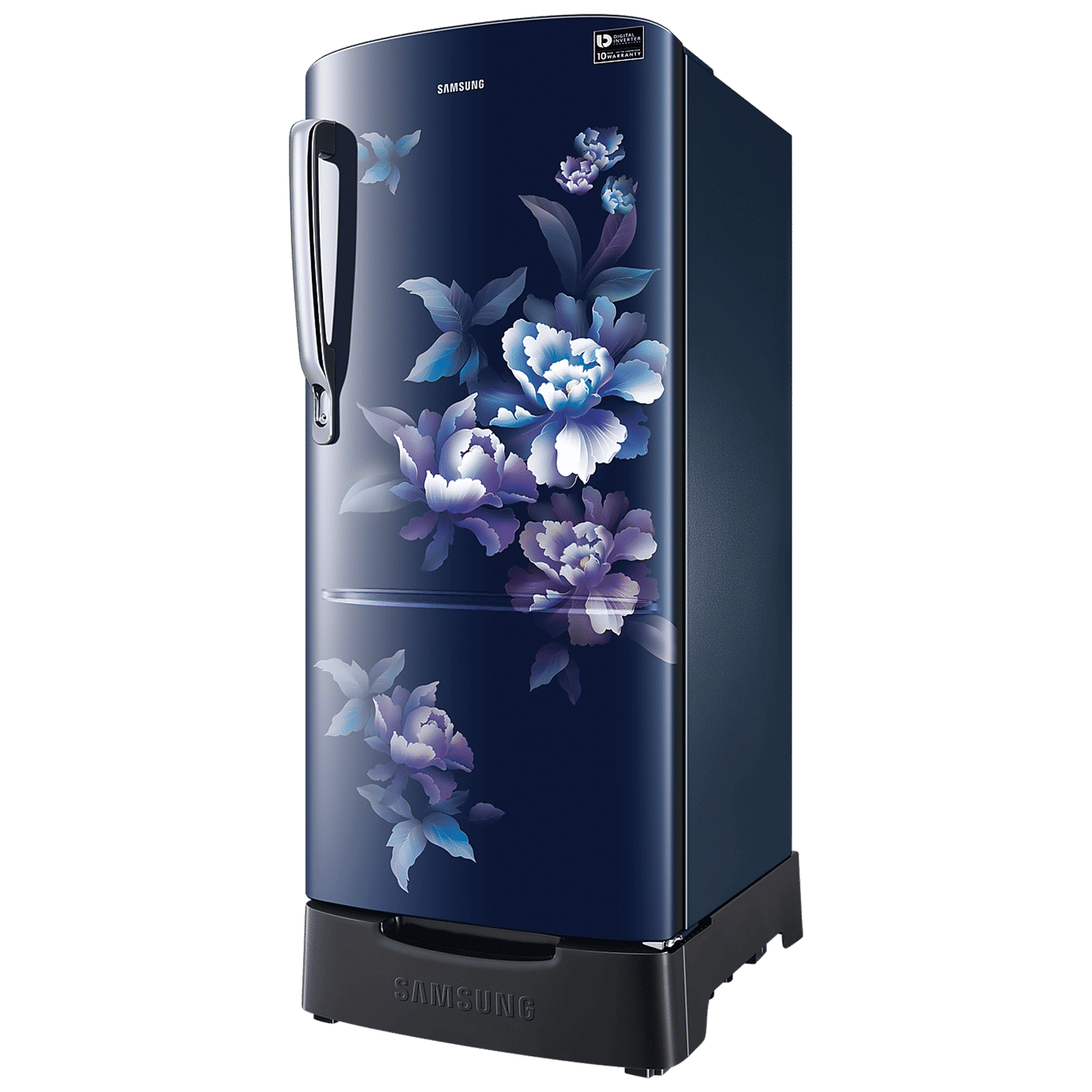 SAMSUNG Stylish Grande 183 Litres 5 Star Direct Cool Single Door Refrigerator with Anti Bacterial Gasket (RR20D2825HV/NL, Blue Arctic)