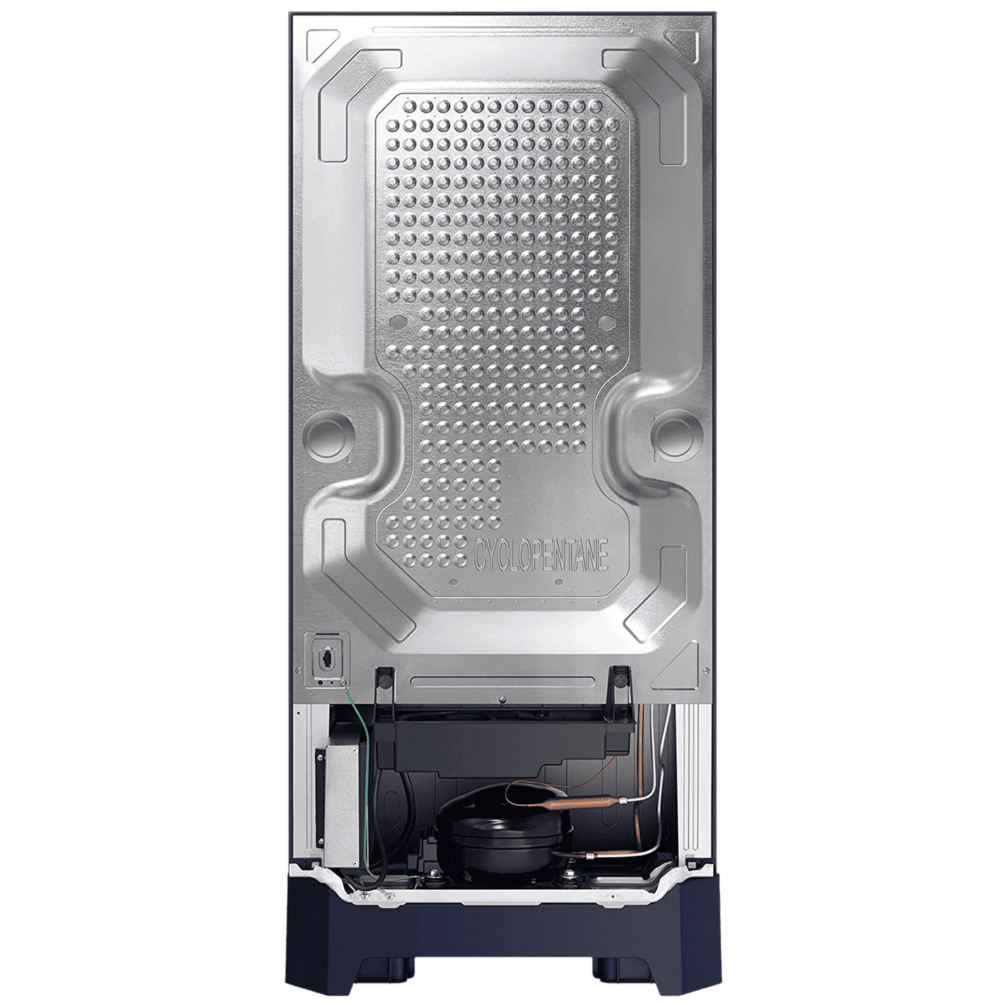 SAMSUNG Stylish Grande 183 Litres 5 Star Direct Cool Single Door Refrigerator with Anti Bacterial Gasket (RR20D2825HV/NL, Blue Arctic)