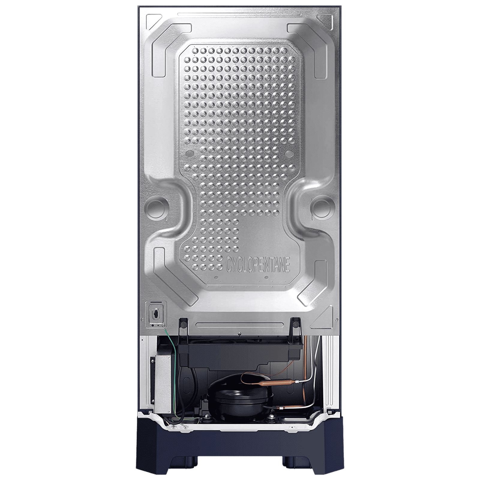 SAMSUNG Stylish Grande 183 Litres 5 Star Direct Cool Single Door Refrigerator with Anti Bacterial Gasket (RR20D2825HV/NL, Blue Arctic)